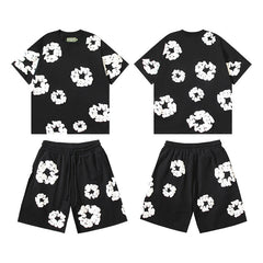 Denim Tears Cotton Wreath Set - Black/White