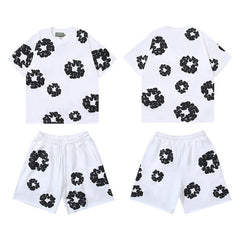 Denim Tears Cotton Wreath Set - White/Black