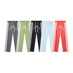 Roughplay Side‑Stripe Flare Sweatpants
