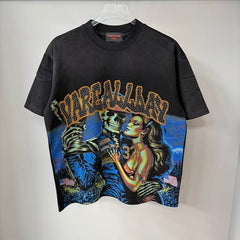 Vareallday Devil Lady‑Graphic Short‑Sleeve T‑Shirt
