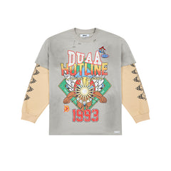 DUAA 1993 Graphic Grey Long‑Sleeve T‑Shirt