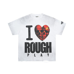 Roughplay I Love Graphic Short‑Sleeve T‑Shirt
