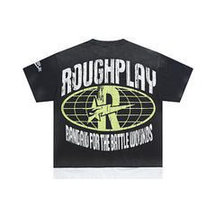 Roughplay Monster Graphic Short‑Sleeve T‑Shirt