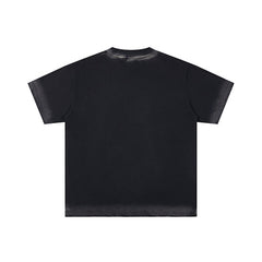 DUAA City‑Landscape Graphic Black Short‑Sleeve T‑Shirt