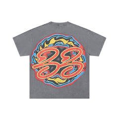 DUAA Bull Snake Graphic Dark Grey T‑Shirt