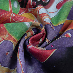 Jellybean Skull Candy Galaxy Graphic T‑Shirt