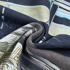 DUAA Vintage Truck Graphic Charcoal T‑Shirt