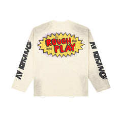 Roughplay Vintage Graffiti Long‑Sleeve Top