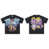 DUAA Kobe 24 Angel Graphic T‑Shirt