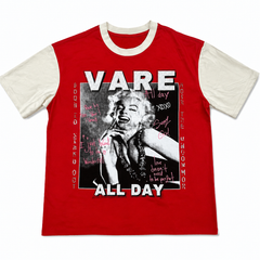 Vareallday Marilyn‑Graphic Ringer T‑Shirt
