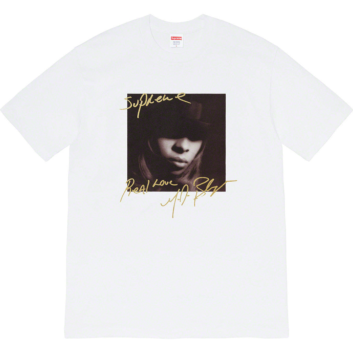 Supreme Mary J. Blige Real Love Tee – White