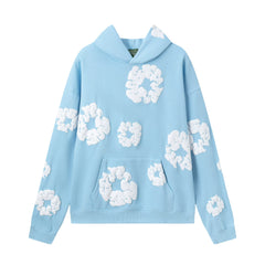 Denim Tears Cotton Wreath Hoodie - Sky Blue