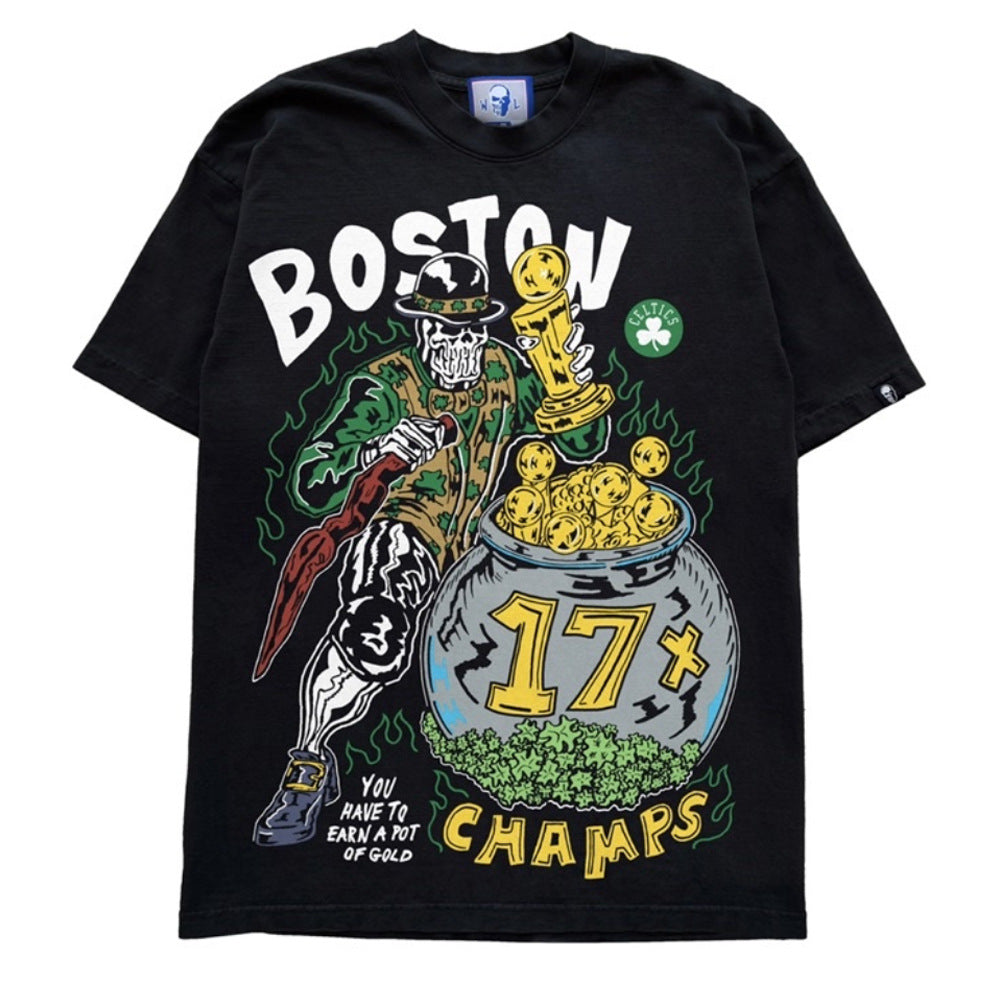 Warren Lotas Boston Celtics 17 Champs T-Shirt - Black