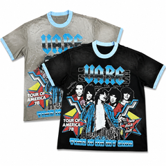 Vareallday Band‑Graphic Ringer T‑Shirt