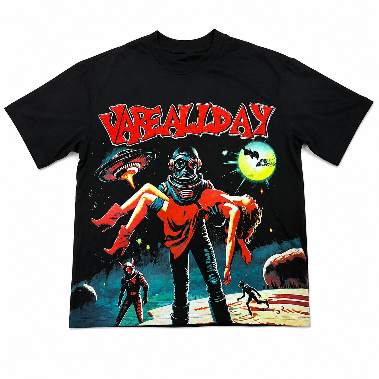 Vareallday Monster‑Graphic Short‑Sleeve T‑Shirt