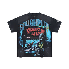 Roughplay Retro Graphic Short‑Sleeve T‑Shirt