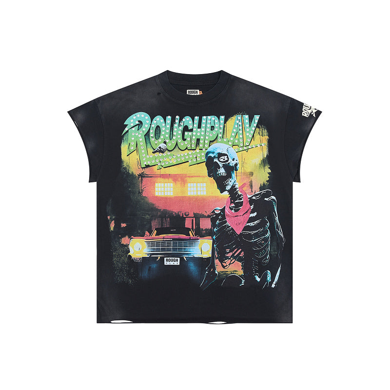 Roughplay Retro Graphic Tank Top