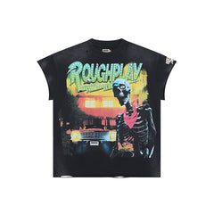 Roughplay Retro Graphic Tank Top