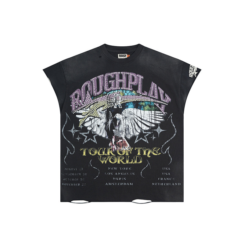 Roughplay Eagle Tour Graphic Tank Top