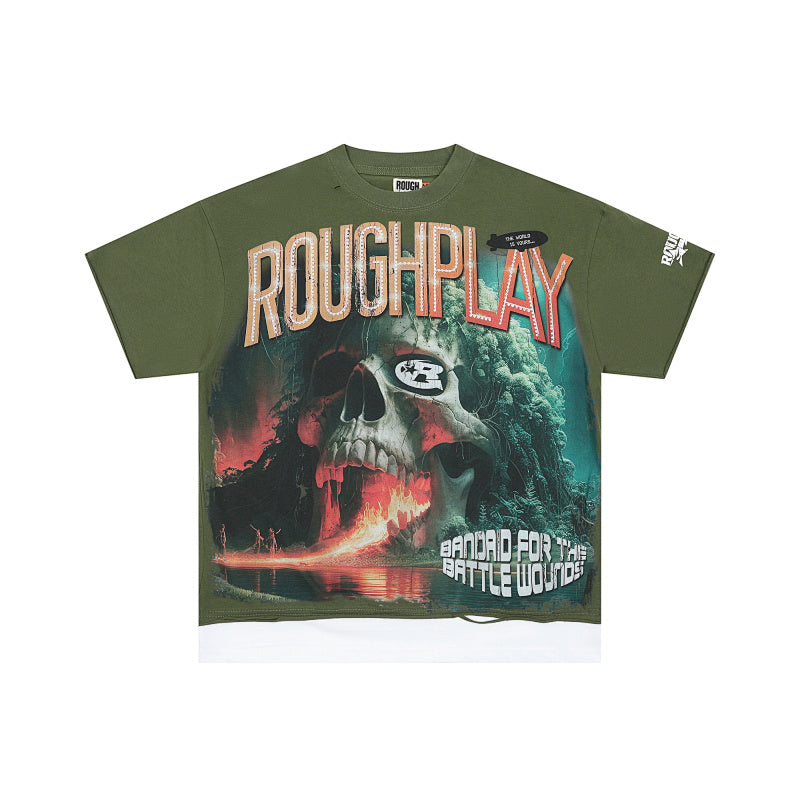 Roughplay Monster Graphic Short Sleeve T‑Shirt