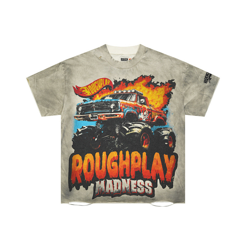 Roughplay Racing Car Graphic Short‑Sleeve T‑Shirt