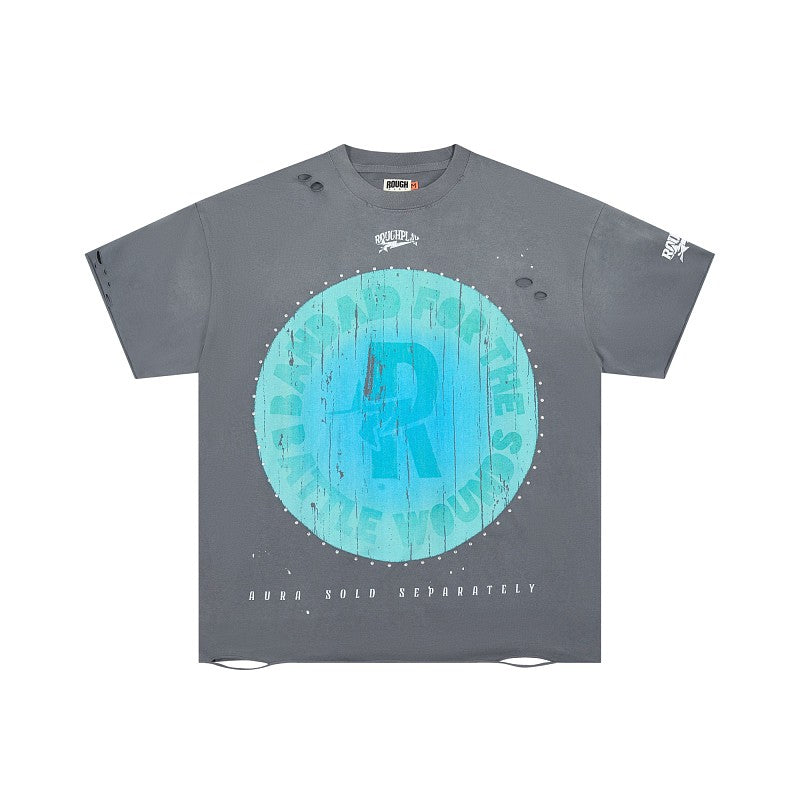 Roughplay Blue Planet Graphic Short‑Sleeve T‑Shirt