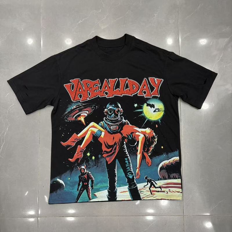 Vareallday Monster‑Graphic Short‑Sleeve T‑Shirt