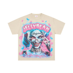 Jellybean Clown Hammer Double‑Sided Graphic T‑Shirt