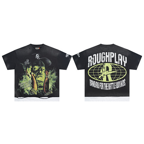 Roughplay Monster Graphic Short‑Sleeve T‑Shirt
