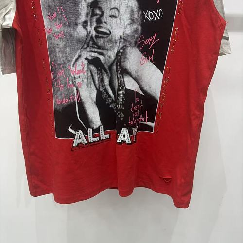 Vareallday Marilyn‑Graphic Ringer T‑Shirt