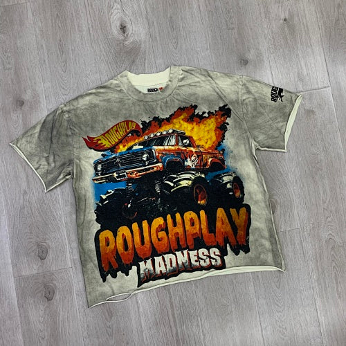 Roughplay Racing Car Graphic Short‑Sleeve T‑Shirt