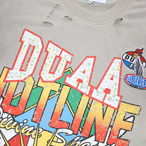 DUAA 1993 Graphic Grey Long‑Sleeve T‑Shirt