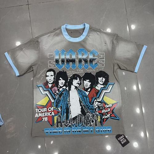Vareallday Band‑Graphic Ringer T‑Shirt