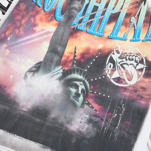 Roughplay Tie‑Dye Graphic Long‑Sleeve Top