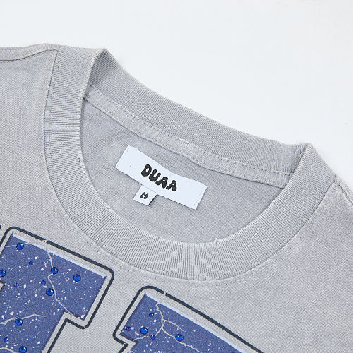 DUAA Tiger Graphic Grey T‑Shirt