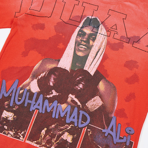 DUAA Muhammad‑Ali Graphic Red Short‑Sleeve T‑Shirt