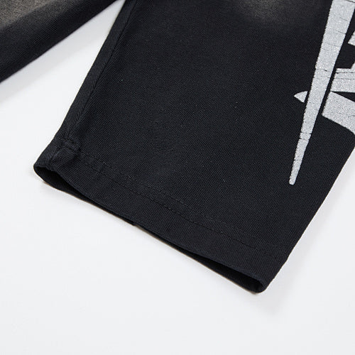 Roughplay Cartoon Graphic Long‑Sleeve T‑Shirt