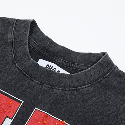DUAA Worldwide Graphic Black Short‑Sleeve T‑Shirt