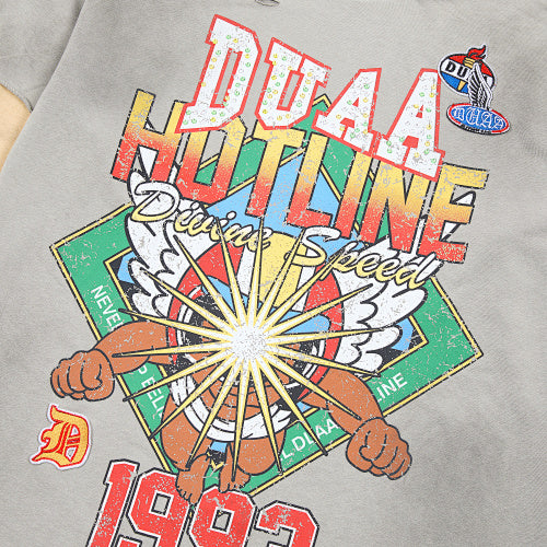 DUAA 1993 Graphic Grey Long‑Sleeve T‑Shirt