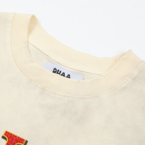 DUAA Scenery‑Graphic Off‑White Short‑Sleeve T‑Shirt