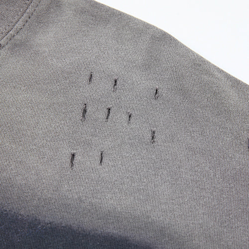 DUAA 1993 Distressed Dark‑Grey Short‑Sleeve T‑Shirt