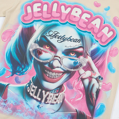 Jellybean Clown Hammer Double‑Sided Graphic T‑Shirt