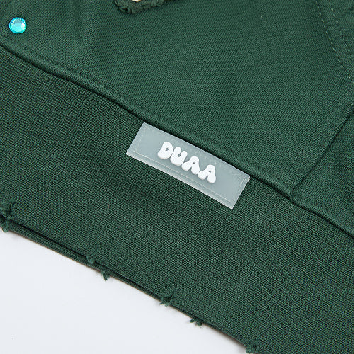 DUAA 33 Logo Zip‑Up Hoodie‑2 Colors