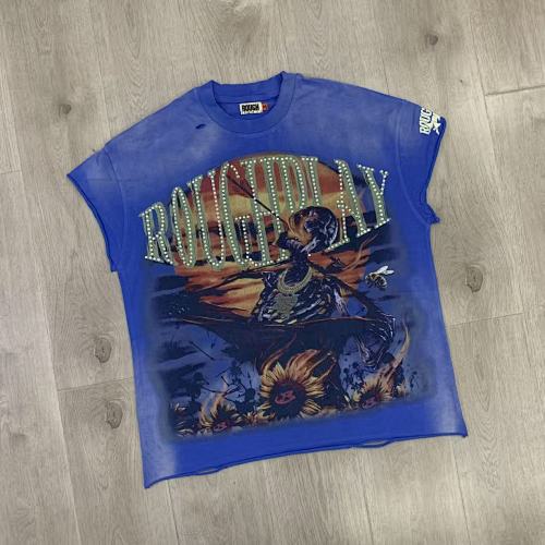 Roughplay Retro Warrior Graphic Short Sleeve T‑Shirt