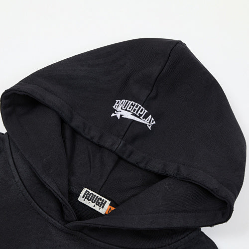 Roughplay Flame Print Pullover Hoodie