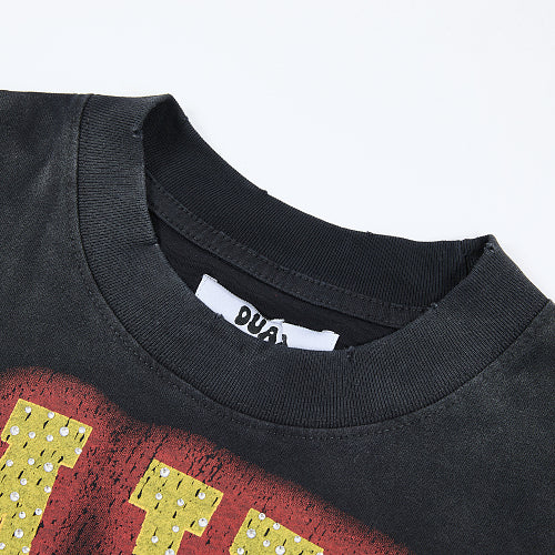 DUAA Basketball Graphic Black T‑Shirt