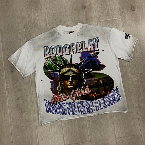 Roughplay Statue Of Liberty Graphic Short Sleeve T‑Shirt