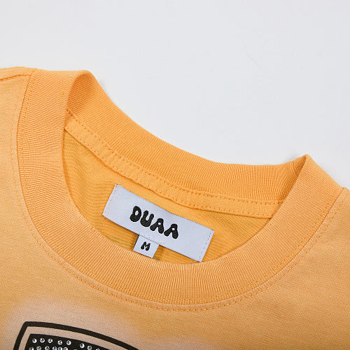 DUAA Yellow Panther Graphic Short‑Sleeve T‑Shirt