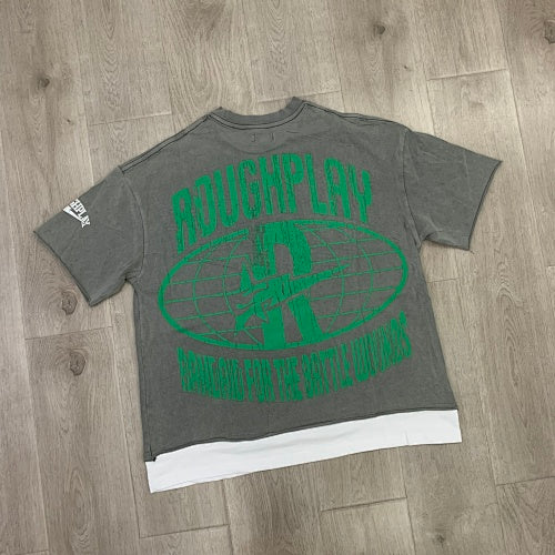 Roughplay Retro Skull Graphic Short Sleeve T‑Shirt