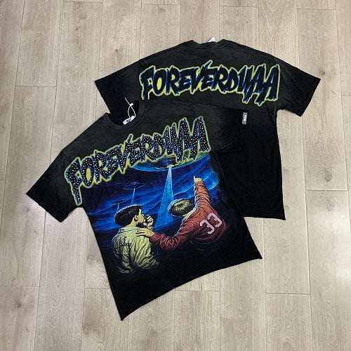 DUAA Forever Vintage Graphic T‑Shirt